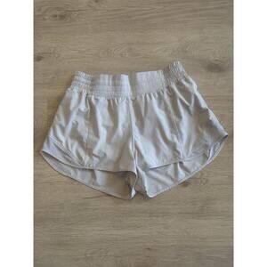 Lululemon Hotty Hot High-Rise Lined Short 2.5" Beige Shorts Women Size 8